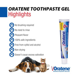 ZYMOX Oratene Gel dentifrice, parfum agréable pour une bouche plus fraîche.