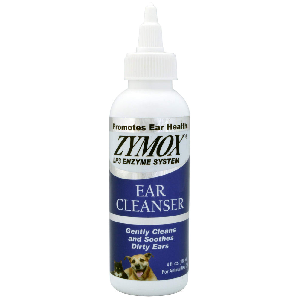 Zymox nettoyant oreilles en flacon, solution bio-active douce pour usage pratique.