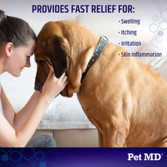 Pet MD Hydrocortisone Spray – soin chevaux apaisant les irritations cutanées.