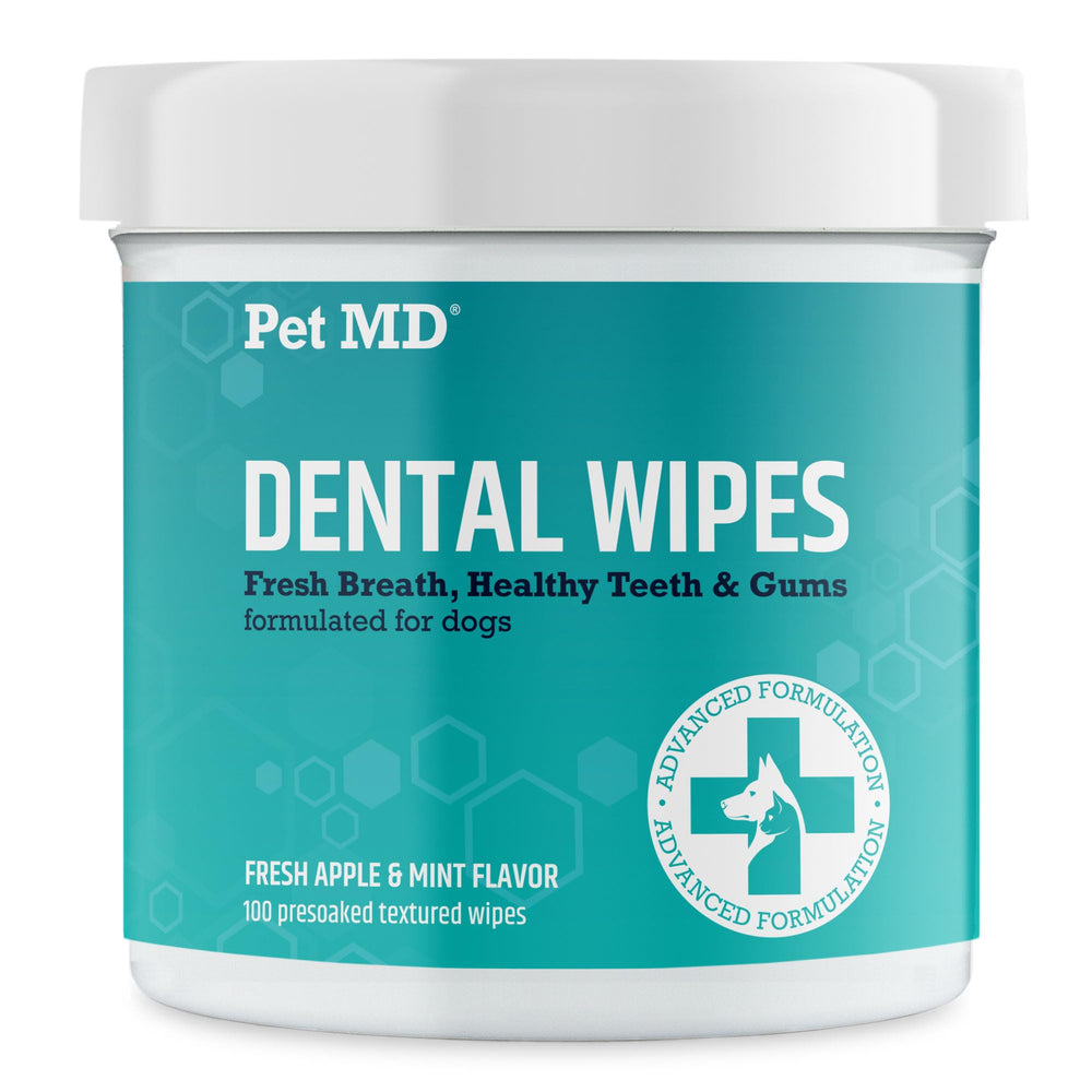 Lingettes Pet MD haleine chien pomme menthe — rafraîchissement immédiat