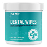 Lingettes Pet MD haleine chien pomme menthe — rafraîchissement immédiat