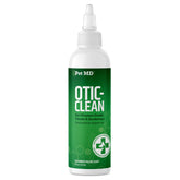 Bouteille Pet MD Otic Clean nettoie et rafraîchit les oreilles.