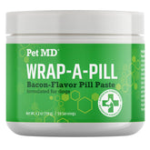Pet MD Wrap A Pill montre une pochette-pilules bacon pour masquer les pilules.