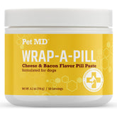Pet MD wrap pilule fromage bacon chien, facilite l'administration des pilules.