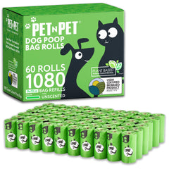Sacs Pet N Pet en rouleaux affichés, pratique pour les sorties quotidiennes avec chien
