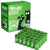 Sacs PET N PET pour crottes canines sur rouleau, pratique pour promenades quotidiennes.
