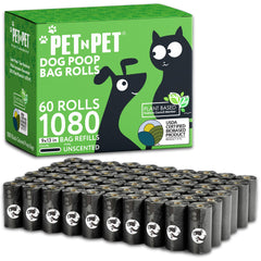 Sacs PET N PET noirs 9x13 pouces, faciles à ouvrir pour chaque promenade.