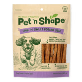 Friandises Pet 'n Shape bâtonnets poulet patate douce, texture moelleuse idéale pour récompenser le chien