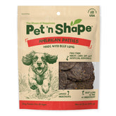 Pet 'n Shape galettes poumons boeuf, récompense naturelle pour l'entraînement.