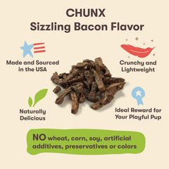Texture crounante des Chunx au poumon de bœuf pour une friandise satisfaisante