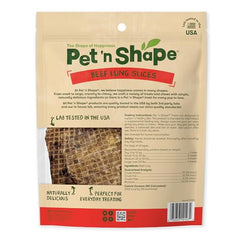 Friandise naturelle Pet 'n Shape au poumon de boeuf, sans additifs.