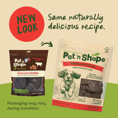 Pet 'n Shape traitement-entraînement poumons-boeuf, faciles à casser pour l'apprentissage.