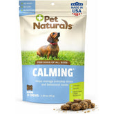 Friandises calmantes Pet Naturals: bouteille visible, favorisent détente rapide chez le chien.