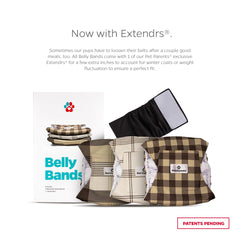 Bandes ventrales Pet Parents confortables pour chien mâle actif.