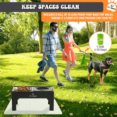 PET POWER bol d'eau anti-débordement avec disque flottant pour moins d'éclaboussures.