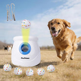 Pet Prime lanceur-balles-chien-grand en action dans un espace extérieur.