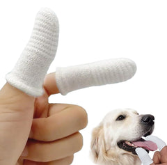 Brosse doigt Pet Republique en tissu doux pour un brossage doux des petites races