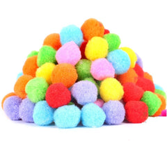 Balles de chat Pet Show pompon, ensemble coloré pour jeux interactifs et silencieux.