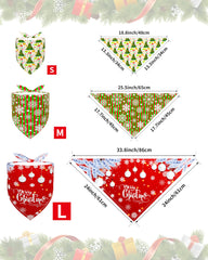 PET SHOW bandanas Noël pour chien, flocons de neige, accessoire tendance en balade.