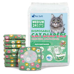 Pet Soft couches chat fleurs, trou mousse reglable, confort et ajustement précis.