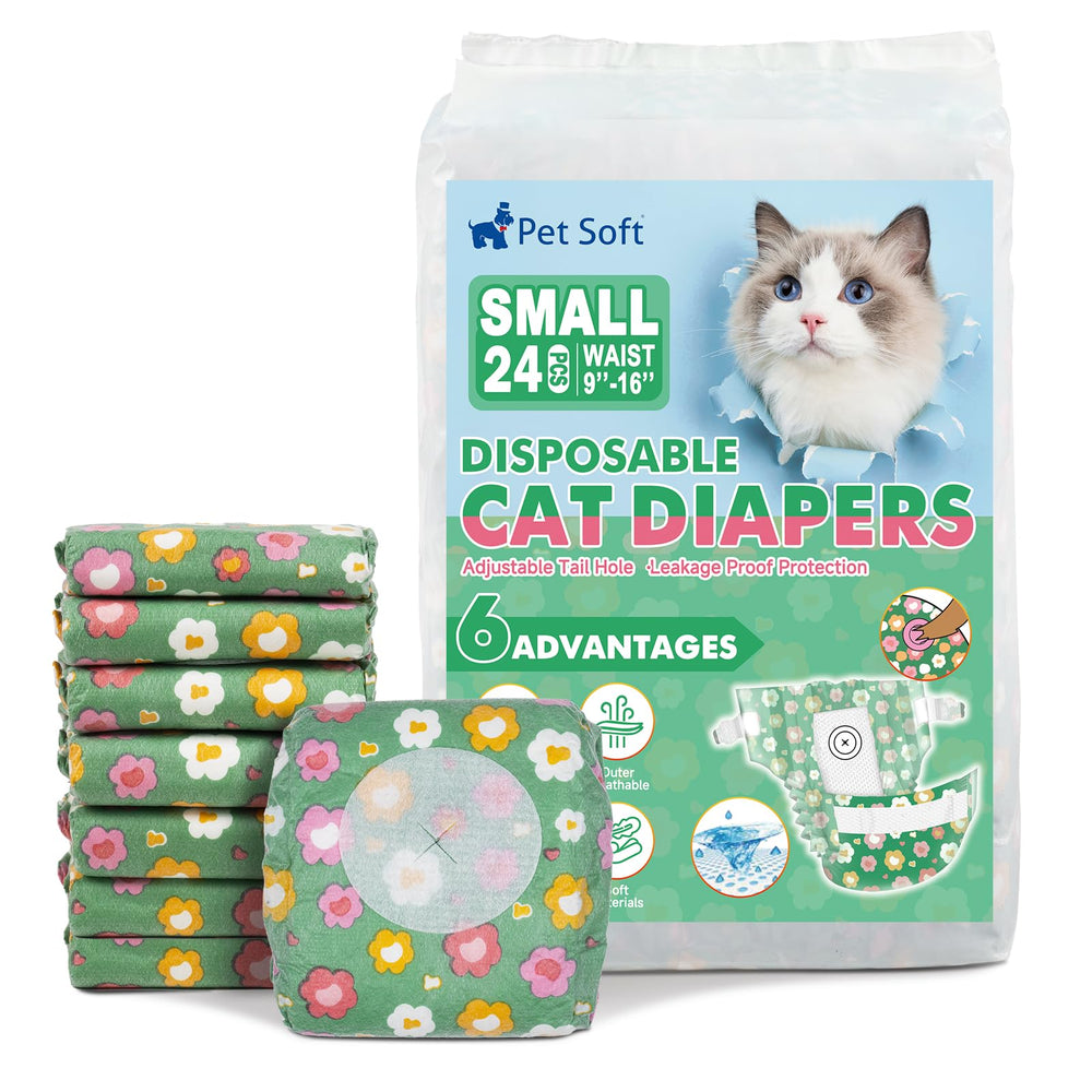 Pet Soft couches jetables pour chats avec absorption rapide et protection contre les fuites.