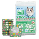 Pet Soft couches jetables pour chats avec absorption rapide et protection contre les fuites.
