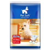 Pet Soft — couches-pour-chien-toute-petite, emballage 72, protection contre les fuites à domicile.