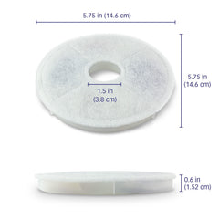 Filtre PET STANDARD pour Catit Senses 2.0, améliore le goût et l’hygiène de l’eau.