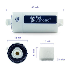 PET STANDARD pré-filtre éponges CATCARE filtre les impuretés en amont.