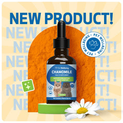 Pet Wellbeing Chamomile – Gouttes doseuses, administration facile au quotidien.