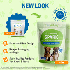 Doseur Pet Wellbeing Spark Daily pour doser facilement sur les repas
