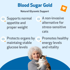 Goutte Pet Wellbeing Blood Sugar Gold, dose précise pour chats