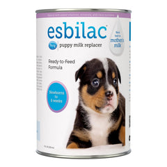 PetAg Esbilac – bouteille de lait chiots prête à servir, nutrition proche du lait maternel.