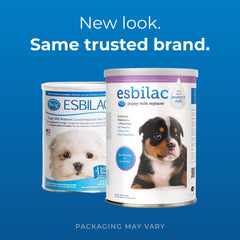 PetAg Esbilac prébiotiques-probiotiques pour digestion douce.
