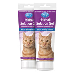 PetAg Gel Solution Boules de Poils Chats, flacon prêt à l'emploi pour une administration facile.