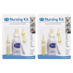 Kit PetAg Nursing Kit avec bouteille 2 oz et capuchon pour un suivi précis de l’alimentation.