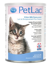 PetLac offre nutrition complète adaptée aux chatons orphelins ou allaités.
