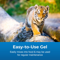 Emballage compact du Gel PetAg Bene-Bac, pratique en voyage.