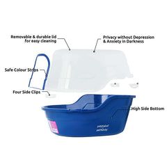 Ouverture large Petphabet, entrée pratique pour les chats et le ramassage.
