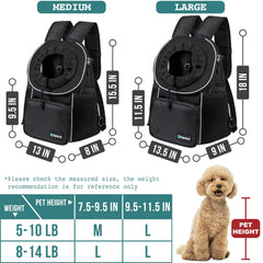 Poches frontales et mesh PetAmi pour les essentiels.