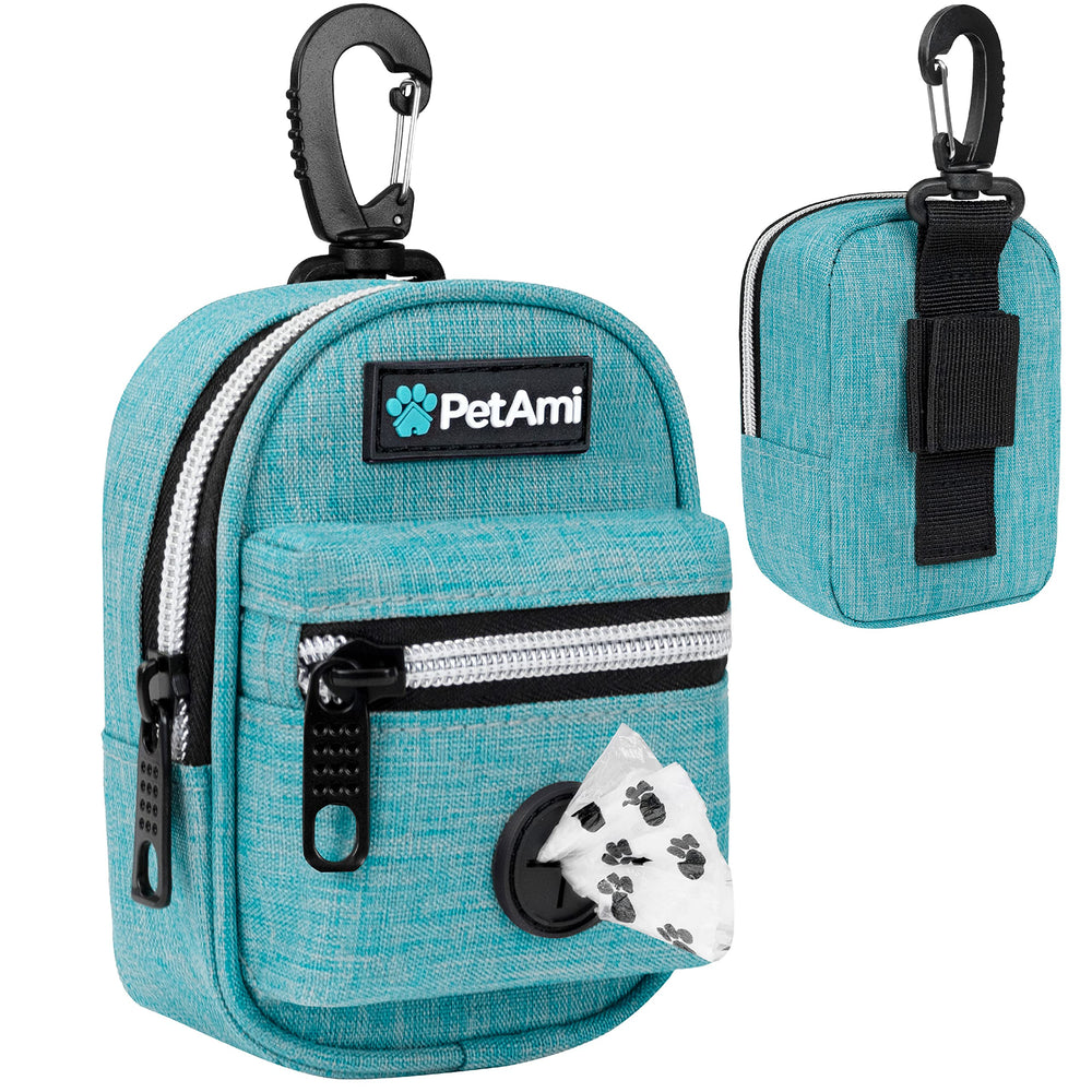Porte-sacs PetAmi pour laisse avec clip, accès rapide lors des promenades.