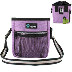 PetAmi sac friandises chien: grand espace pour entraînement et friandises.