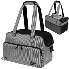 PetAmi sac porte-chien petit format, transport sécurisé jusqu’à 8 kg en voyage.