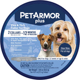 Collier PetArmor Plus pour chien protégeant contre puces et tiques au quotidien.