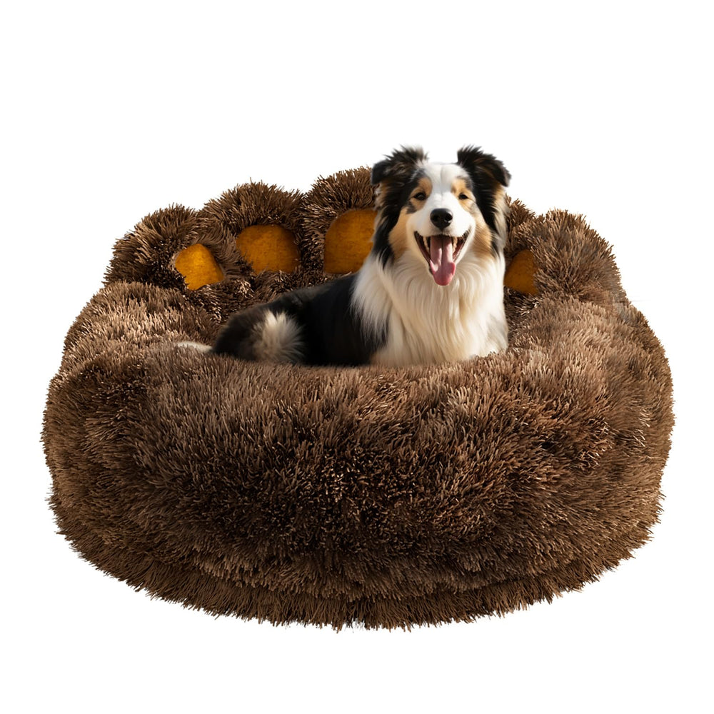 PETART dortoir-chien avec mousse mémoire nid d abeille pour un soutien confortable