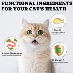 PETASTY prébiotique – soutien digestif pour les chats