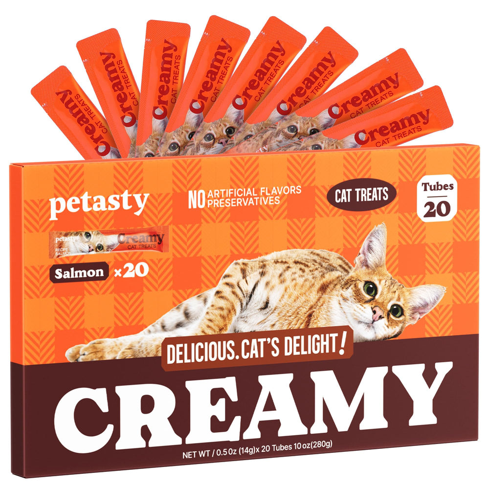 PETASTY purée saumon en tube – régal savoureux pour chats
