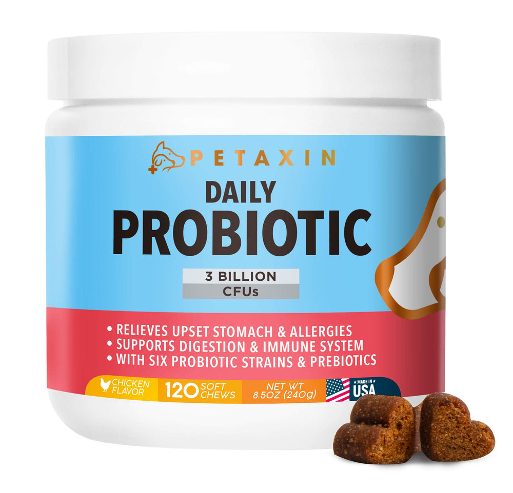 Petaxin Probiotiques chien – emballage pratique pour démarrer la routine de digestion