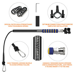 Petbetf connecteur rapide pour vélo, attache et détache faciles.