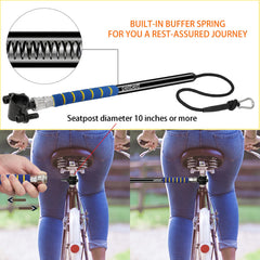 Petbetf montage gauche ou droit sur le vélo, utilisation flexible.